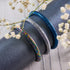 Serpentin | Regenbogen-Hämatit x Spektrum x Einhorn-Silber | Doppelwellen-Armband